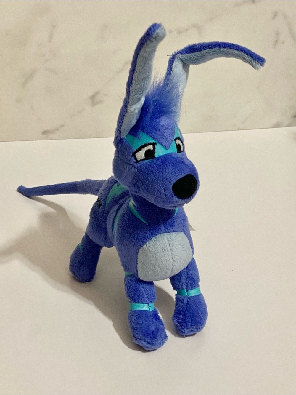 2008 Neopets blue Electric Gelert plush